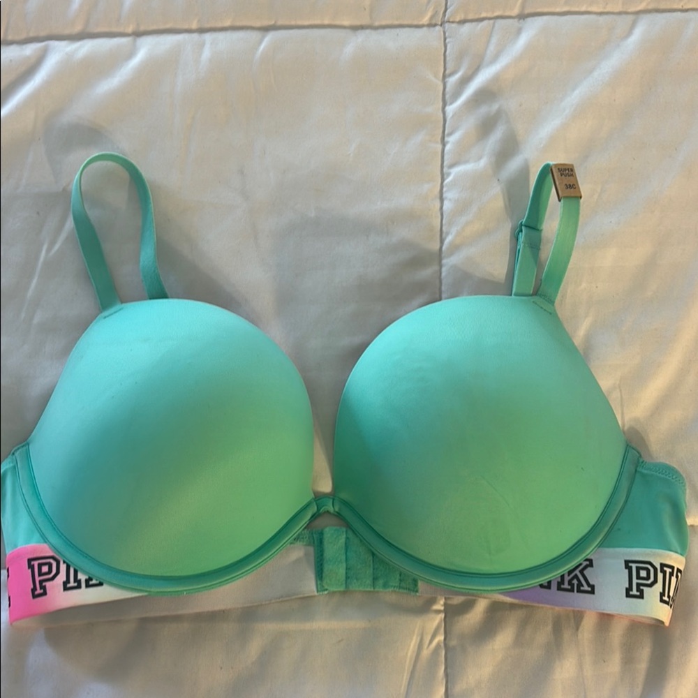 PINK Victoria's Secret Aqua Bra
